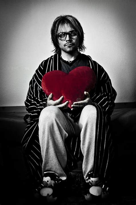 Sensitive man stock photo. Image of looking, alone, heart - 11825846