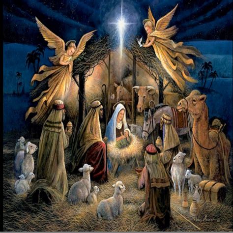 Nativity Scene Diamond Painting Kit with Free Shipping – 5D Diamond ...