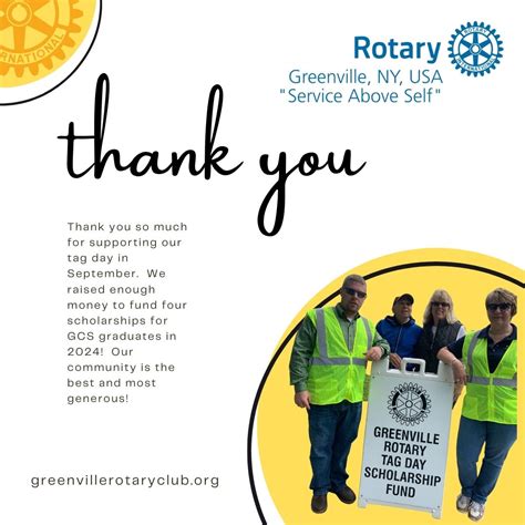 Thank You For Supporting Our Scholarship Program Rotary Club Of