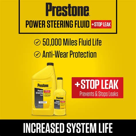 Prestone Power Steering Fluid Stop Leak Oz