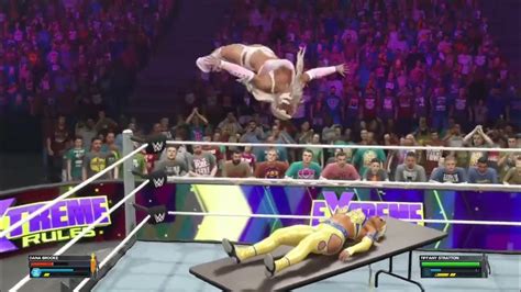 Wwe 2k23 Tiffany Strattons Prettiest Moonsault Ever Youtube