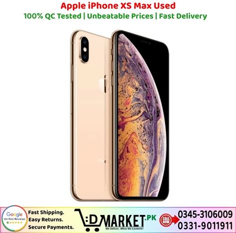 Iphone Xs Max Used Mobile Price In Pakistan Top Notch