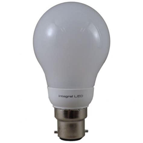 Integral 5 2 Watt BC B22mm Traditional GLS LED Light Bulb