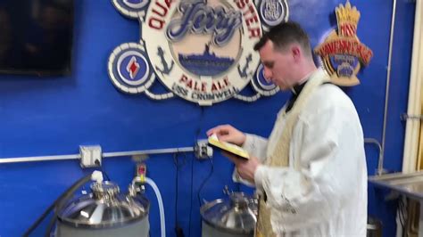 Tridentine Brewing On Twitter Father Is Blessing The Beer In Our