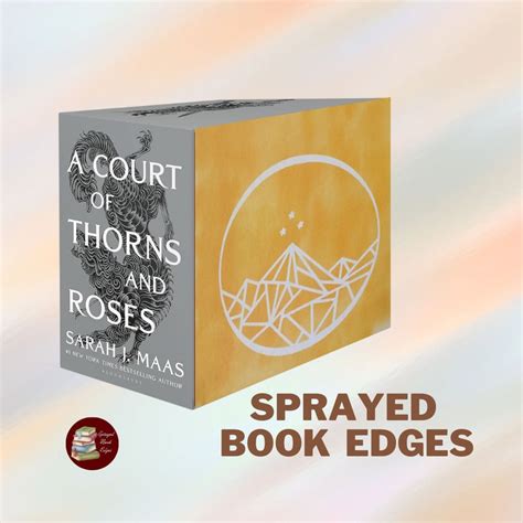 A Court Of Thorns And Roses Sarah J Maas Custom Sprayed Edges Book Set Acotar Etsy