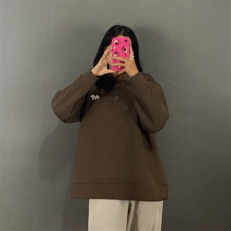 Jual Marasoe YUCCA POLO SWEATER Sweater Oversized Basic Sweatshirt