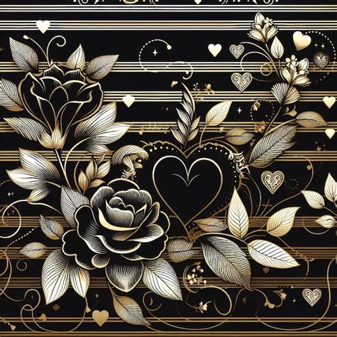 Premium Vector Vector Elegance Premium Black And Gold Pattern In