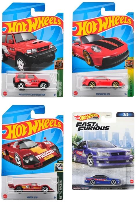 HOT WHEELS Mitsubishi Pajero Evolution HNK25 Porsche 911 GT3 HNK26