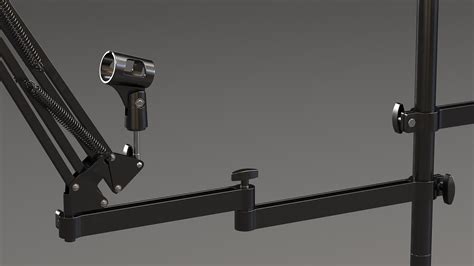 D Boom Arm Ulanzi Flexible Desk Mount Clamp Stand Turbosquid