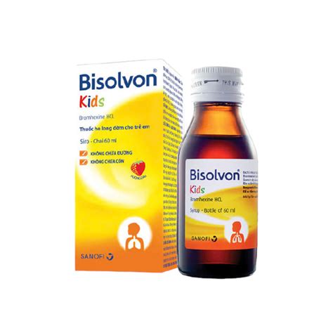 Siro ho Bisolvon Kids - Chai 60ml_Sanofi