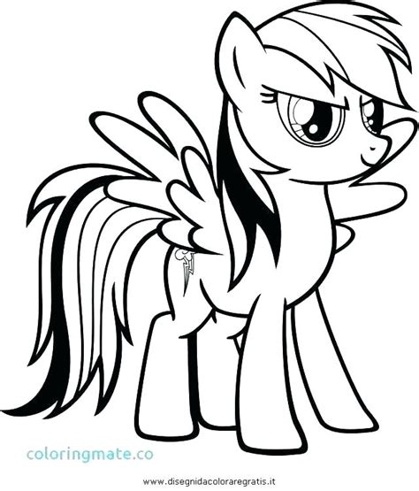 Mlp Rainbow Dash Coloring Pages at GetColorings.com | Free printable ...