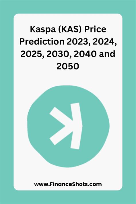 Kaspa Kas Price Prediction And