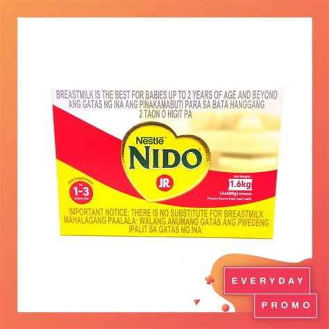 Nido Junior 1 3 Years Old 16kg Lazada Ph