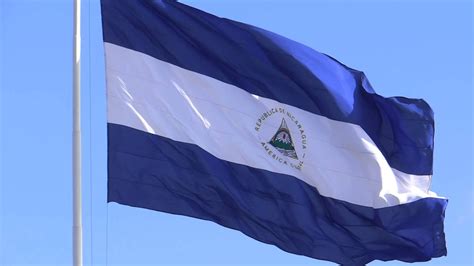 Bandera De Nicaragua En La Plaza De La Republica Managua Youtube