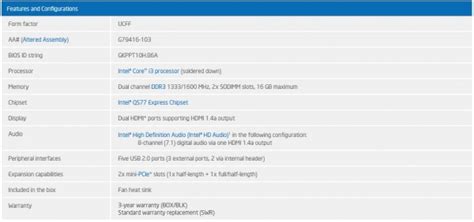 Intel Nuc Dc3217iye и Dc53427hye Страница 3 от 7