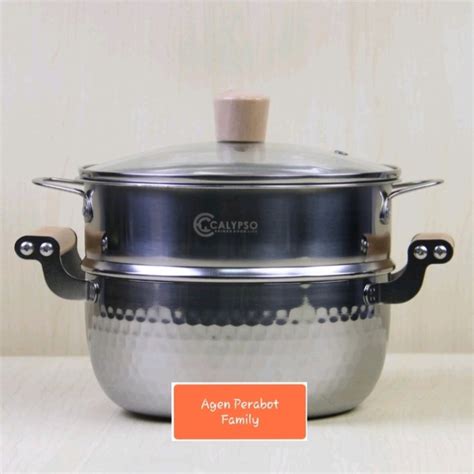 Jual Calypso Korean Steamer Pot Panci Rebus Kukus Korea Susun 2 Tutup