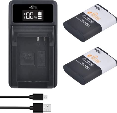 Amazon Kastar Pack En El Battery And Lcd Triple Usb Charger