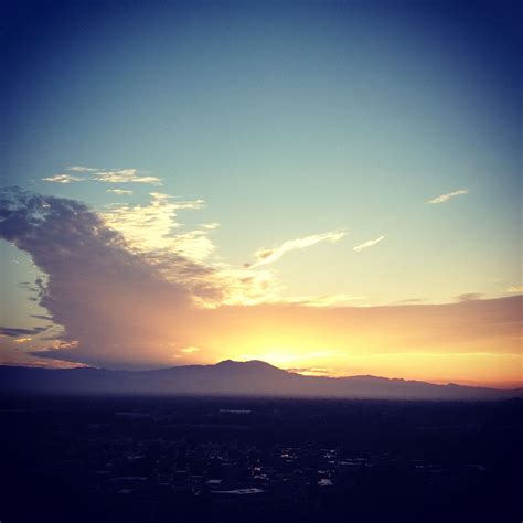 Beautiful Sunrise Over Saddleback Mountain In Orange County California