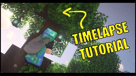 HOW TO MAKE TIMELAPSE IN MINECRAFT YouTube