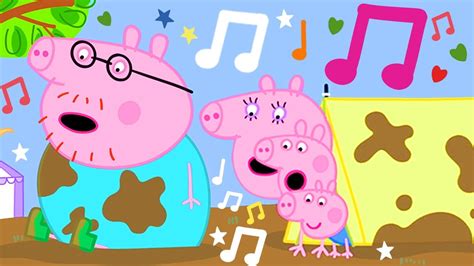 Peppa Pig En Espa Ol Baila En El Barro Canta Con Peppa Pepa La