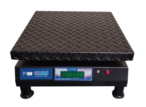 Reegle Technology Mild Steel Kg Digital Platform Weighing Scale