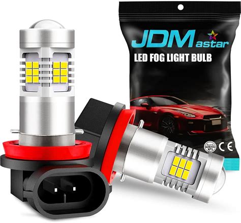 Jdm Astar Bright White Px Chips H H Led Fog Light Bulbs With