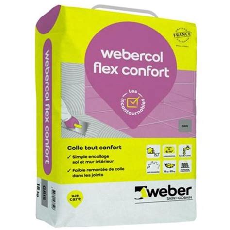 Mortier Colle Pour Carrelage C2 SI G WEBER COL FLEX CONFORT Sac De