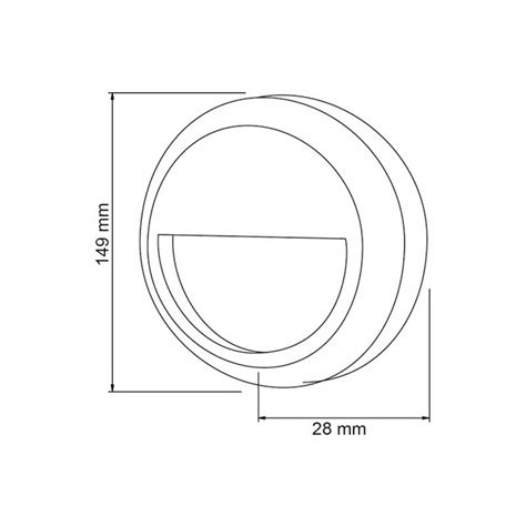 L ESCALERA 1W 100LM 30K GRIS HLED 804 G La Casa De Las Lámparas