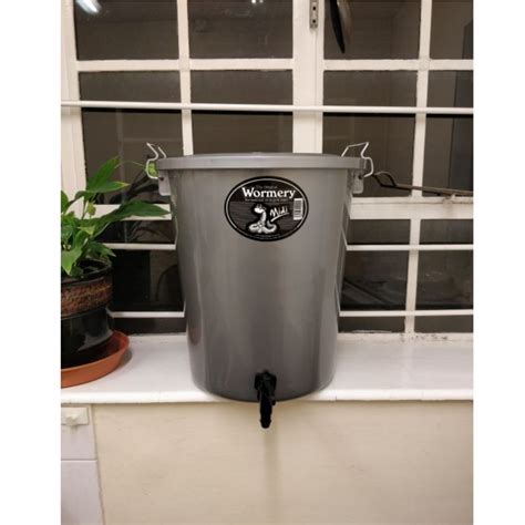 The Midi Wormery Kit, Indoor Garden Compost Bin, Includes Worms, Coir ...
