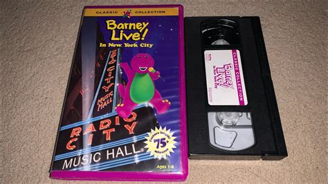 Opening To Barney Live! In New York City 2000 VHS (Lyrick Studios Copy ...