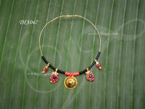 Miniature Pottu Thali Small Size For Amman Idols Statues 13 Inch