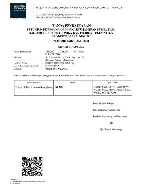 manual kartu garansi