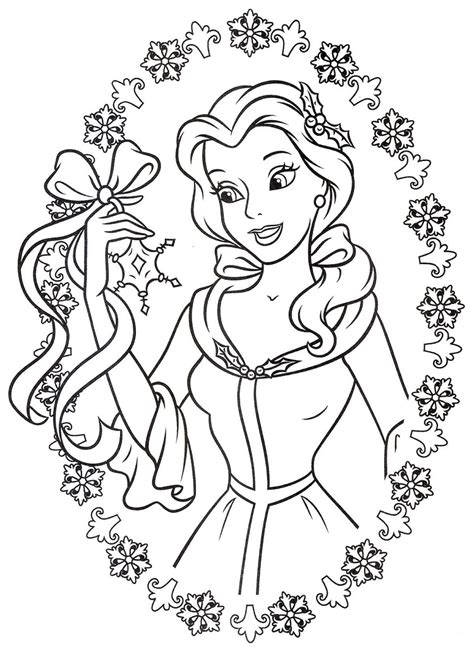 Coloriage De Noël Disney à Imprimer Gratuitement