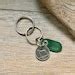 Irish Sixpence And Green Shamrock Key Chain Ireland Coin Etsy Uk