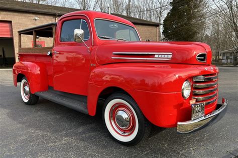 Mercury Flathead V8powered 1949 Ford F 1 Pickup For Sale On Bat