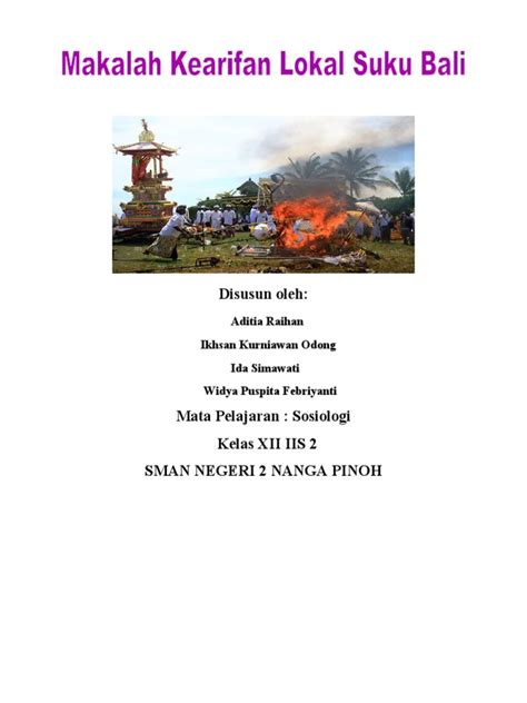 Makalah Suku Bali Pdf