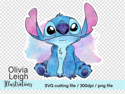 Buy Cute Stitch Svg Cutting File Clipart Png File Digital Online In