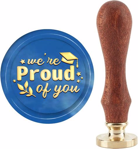 Amazon CRASPIRE Graduation Wax Seal Stamp We Are Proud Of You