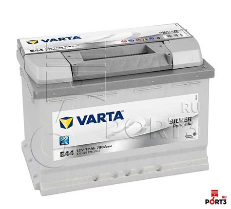 VARTA 577400078 Аккумулятор Silver Dynamic 77 А/ч 780А 278x175x190