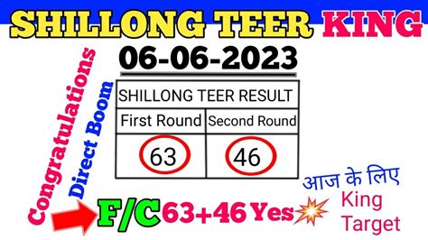 Fr Direct Success Shillong Teer Fr House Ending Today