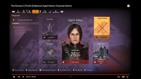 The Division 2 Tu202 Manhunt Agent Kelso Financial District Ft