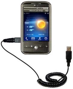 Amazon Gomadic Coiled Power Hot Sync Usb Cable For The Htc Buzz With Both Data And Charge