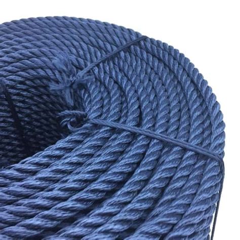 synthetic navy blue rope sample ropeservices uk