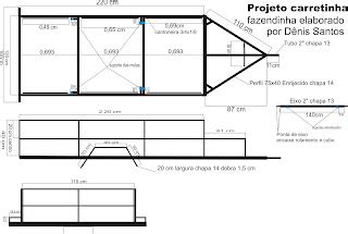 Projeto Carretinha Reboque Ba E Fazendinha