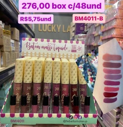 Bm B Batom L Quido Lip Matte Febella Und Lucky Lady Maquiagens