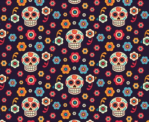 Skull Pattern Vector At Vectorified Collection Of Skull Pattern