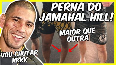 Grave Jamahal Hill Aparece Perna Maior Que A Outra Youtube