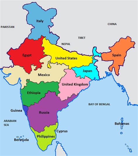 India's population compared with other countries | India world map ...