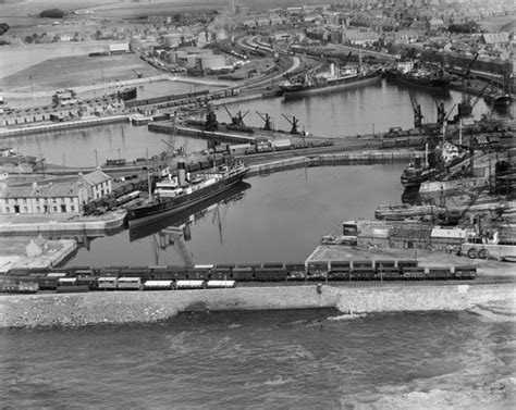 Ardrossan Harbour In North Ayrshire Scotland 1936 West Coast Scotland Greenock Scotland