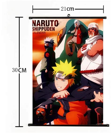 Janpanese Anime Wall Scroll Paintings Naruto Uzumaki Naruto Uchiha